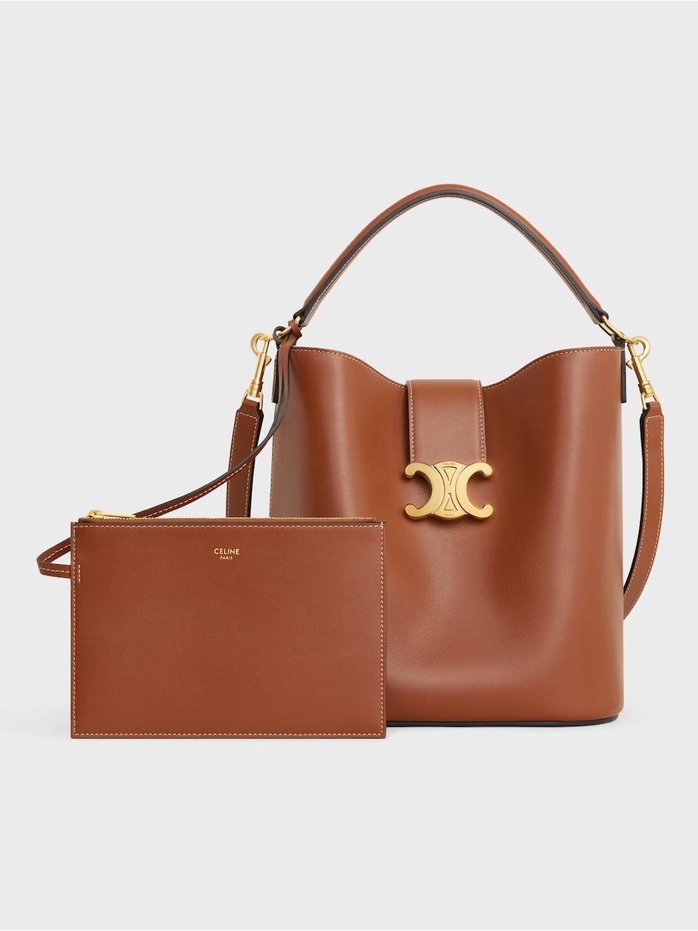 Celine Louise medium tan bag